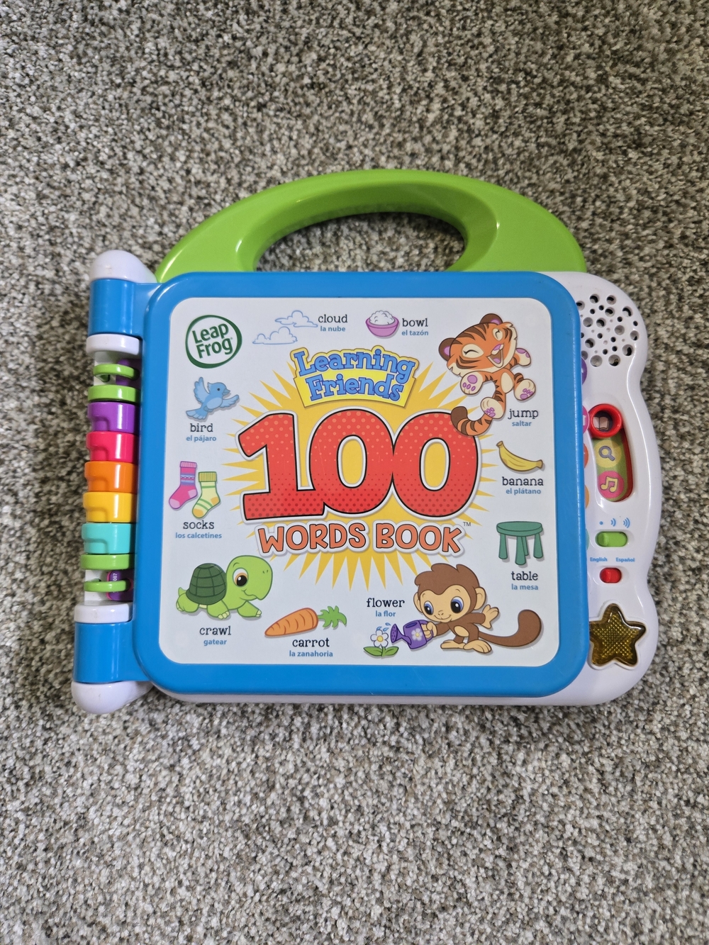 LeapFrog Learning Friends 100 Words Book – Bilingual Electronic Toddler Toy